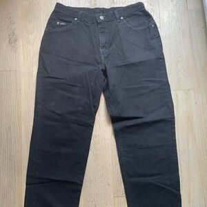 🖤Vintage Lees Black Denim Straight Leg Jeans